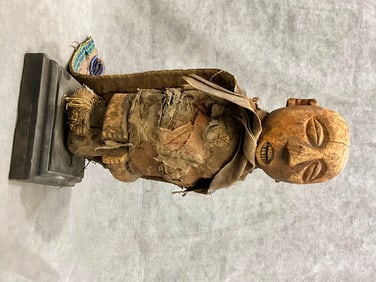 NIGERIAN BENIN FON PEOPLE VOODOO STATUE, - Height:.