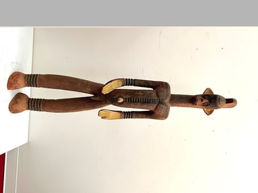 NIGERIAN IGBO ALUSI SHRINE FIGURE. - Height: 61 inches.