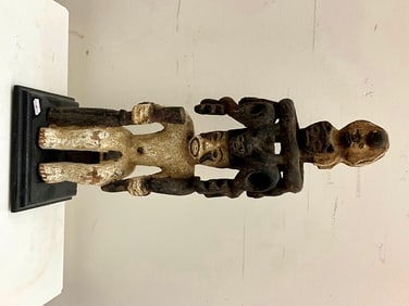 NIGERIAN IGBO PEOPLE IKENGA FIGURE. - Height: 19 inches.