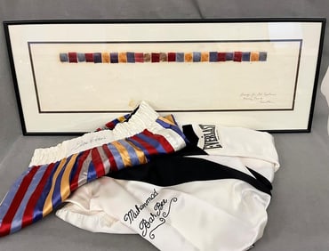 GENE B. DAVIS (American, 1920-1985; act. Washington, DC). Boxing Gear Schematic with Boxing Trunks