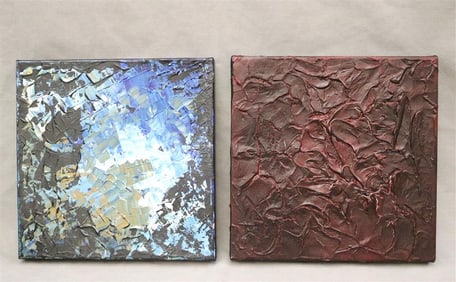 TYLER MCPEAK. (American, 21st century). Two Works: Untitled and "The Breakthrough," 2021, Oil on