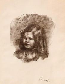 AFTER PIERRE-AUGUSTE RENOIR (French, 1841-1919). Claude Renoir, Turned to the Left, circa 1919,