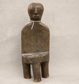 FILIPINO IFUGAO CHIEF'S CHAIR FROM LUZON ISLAND. - Height: 8.75 inches.