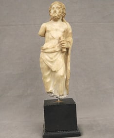 ROMAN OR CLASSICAL-INSPIRED GRAND TOUR STATUE, - Height (including base): 24 inches.