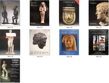 SELECTION OF NINE AUCTION CATALOGS,