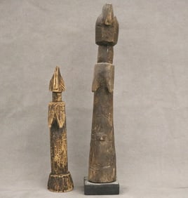 BURKINA FASO MOSSI BIGA FERTILITY DOLLS, - Height: (tallest): 16 inches.