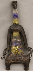 CAMERONEAN NAMJI TRIBAL DOLL, - Height: 14 inches.