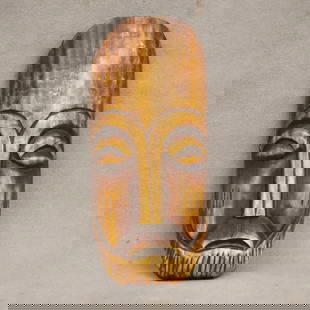 CONGOLESE CARVED BONE PENDANT. - Height: 7 inches.: CONGOLESE CARVED BONE PENDANT.  - Height: 7 inches.