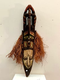 GUINEAN BAGA / NALU BANDA KUMBARUBA MASK. - Height: 44 inches.