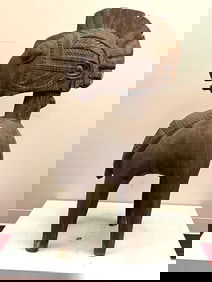 GUINEAN BAGA SHOULDER NIMBA MASK. - Height: 45 inches.