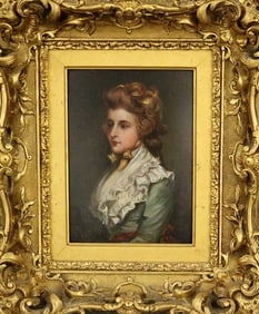 AFTER SIR JOSHUA REYNOLDS (English, 19th century). Miss Frances Kemble, Oil on canvas. Unsigned.