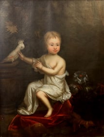 FOLLOWER OF WILLEM WISSING (Dutch, 17th century). Elizabeth Brownlow, later Countess of Exeter, as a