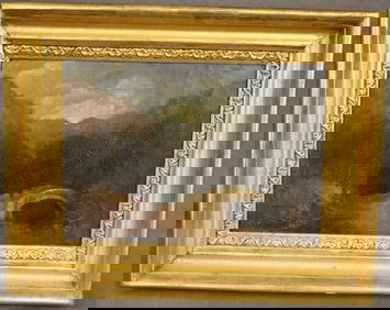 ENGLISH SCHOOL (19th century). Heading Home after a Long Day, Oil on canvas. Unsigned. Framed.