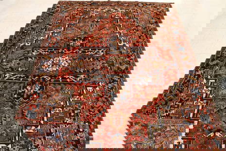 PERSIAN HERIZ RUG, - App. 7 ft. 4i in. x 11 ft. 5 in.: PERSIAN HERIZ RUG.  - App. 7 ft. 4i in. x 11 ft. 5 in.