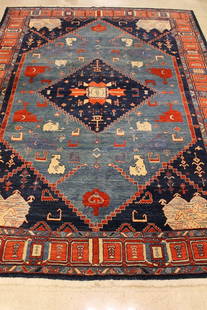 TURKISH RUG, - 9 ft. 10 in. x 13 ft. 4 in.: TURKISH RUG.  - 9 ft. 10 in. x 13 ft. 4 in.