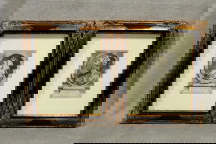 PAIR ENGRAVINGS OF ANNE OF BRITTANY AND HENRY II OF FRANCE.