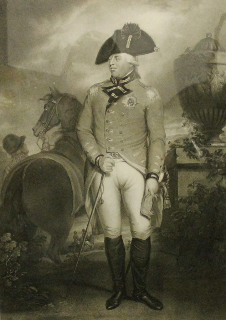 ENGRAVING OF "HIS MOST GRACIOUS MAJESTY KING GEORGE THE THIRD", (1 of 7)