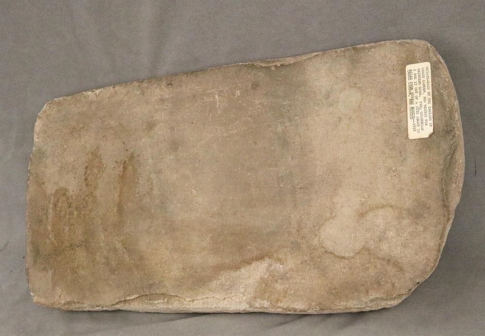 MATATE ANCIENT SOUTHWEST INDIAN STONE FOR GRINDING CORN, PRE-COLUMBIAN. - App. 20 in. x 10 3/4 in. (1 of 20)