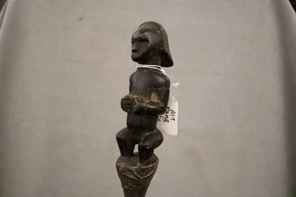 GABONESE FANG BYERI SICKLE. - Height: 30.5 inches.
