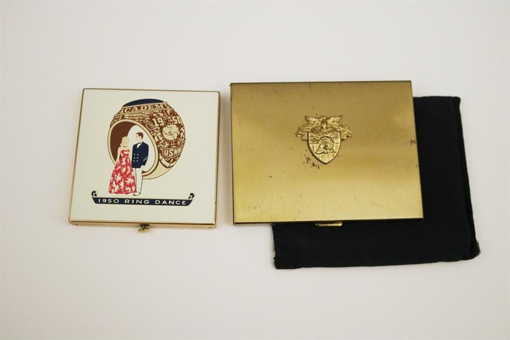 TWO USMA/USNA ACCESSORIES. mid 20th century.