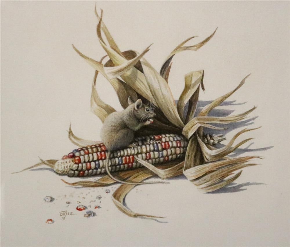 ORVILLE RICE (American, 1919 - 1986). Lunchtime, 1970, Watercolor on paper. Signed and dated lower (1 of 14)