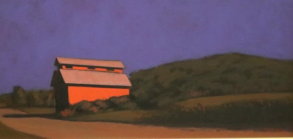 ROBERT CARDINAL. (Canadian - American, b. 1936). "Route 16 Vermont", Signed lower right. Oil on (1 of 10)