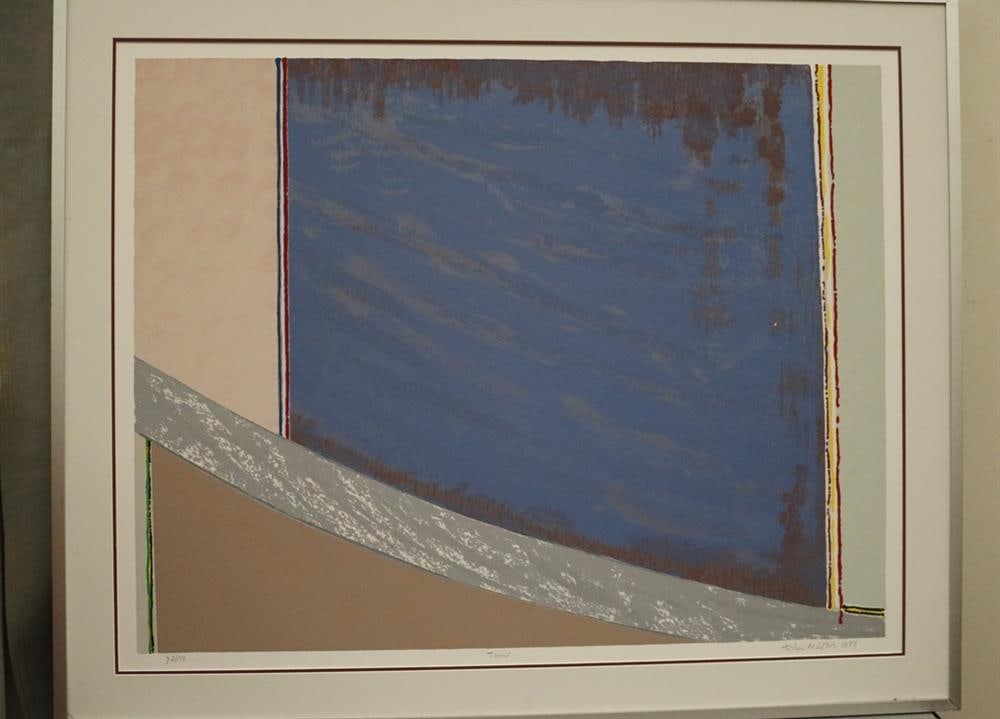 WILLEM DE LOOPER (Dutch/American, 1932-2009). "Tunis" ("Tunis on My Mind"). 1988. Signed lower left. (1 of 11)