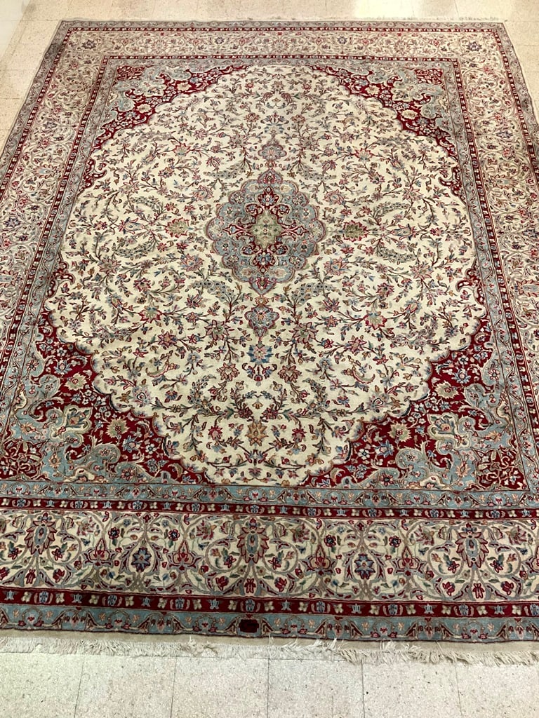 KERMAN RUG, - App. 10 ft. 1 in. x 12 ft. 8 in.: KERMAN RUG. - App. 10 ft. 1 in. x 12 ft. 8 in.