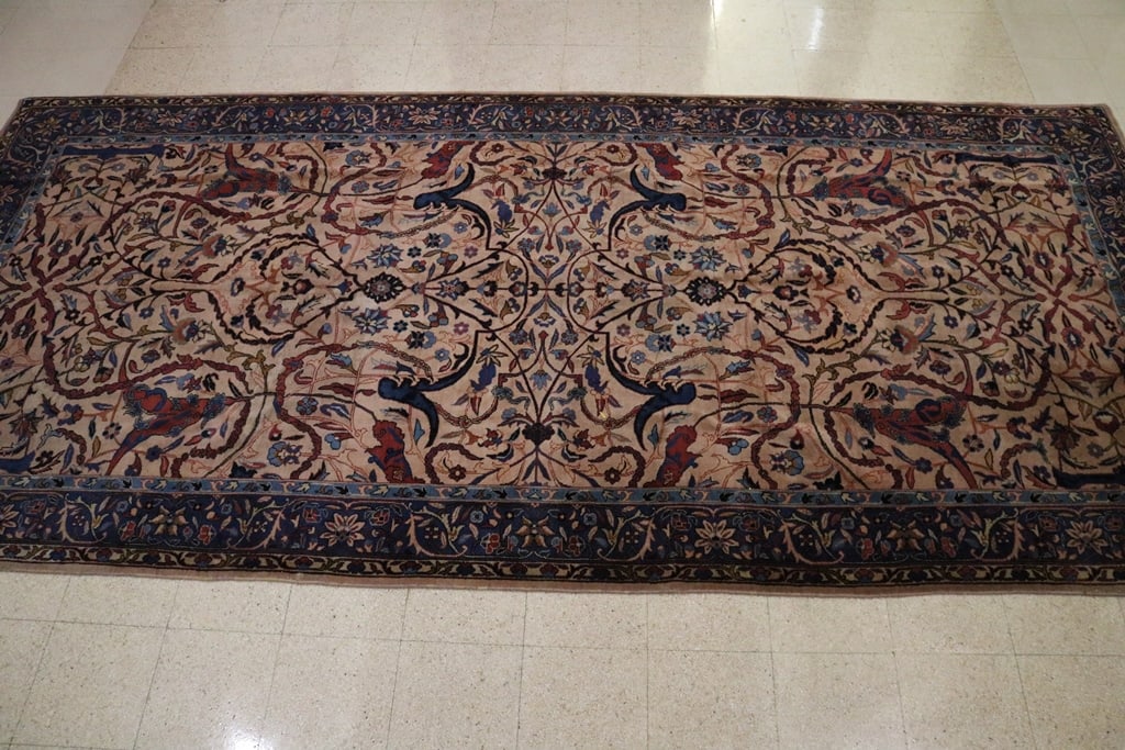 SAROUK RUG.: SAROUK RUG. - App. 6 ft. 5 in. x 14 ft.
