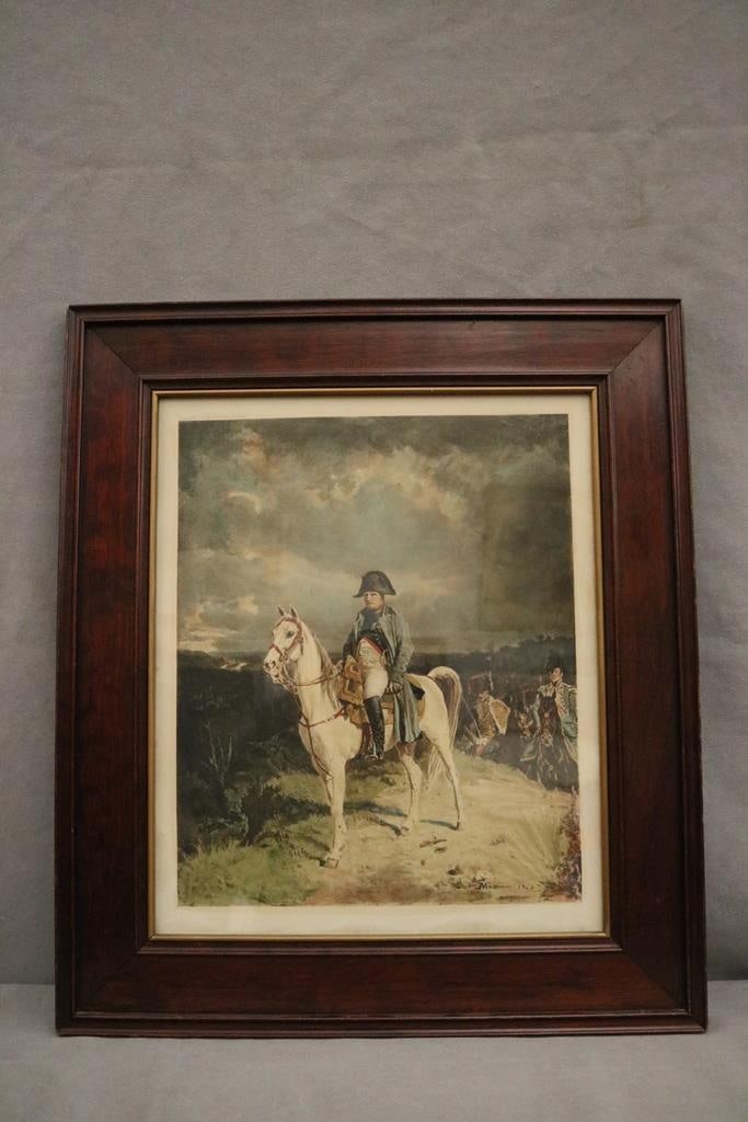 AFTER ERNEST MEISSONIER (French, 1815-1891). The Emperor, Portrait of Napoleon, 1814, Lithograph (1 of 5)