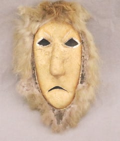 ARCTIC OR SUBARCTIC REGION YUP'IK OR INUIT (ESKIMO) MASK,