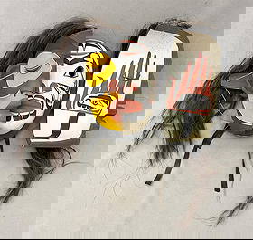 PACIFIC NORTHWEST COAST INDIGENOUS TRANSFORMATION MASK OF THE KWAKWA?KA??WAKW (KWAKIUTL) NATION,: PACIFIC NORTHWEST COAST INDIGENOUS TRANSFORMATION MASK OF THE KWAKWA?KA??WAKW (KWAKIUTL) NATION. Transformation Mask characteristic of the Kwakwa?ka??wakw (Kwakiutl) Nation of the Pacific Northwest C