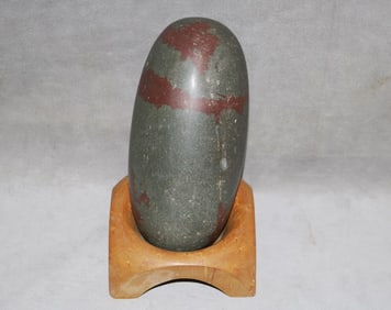 SHIVA LINGA STONE, - Wt. 5.2 lb. H: app. 7 1/2 in.