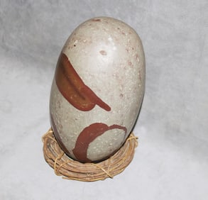 SHIVA LINGA STONE, - Wt. app. 16.6 lbs. Ht. app. 10 in.