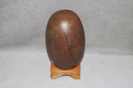 SHIVA LINGA STONE, - Wt. app. 16.6 lbs. H: 9 1/2 in.