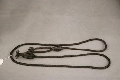 INDONESIAN SUMBESE TAU HUMBA PEOPLE BELT. - Length: 49 inches (Approximate).