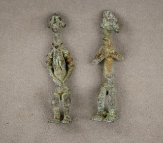 MALIAN DOGON STATUETTES. - Height: 3.5 inches.