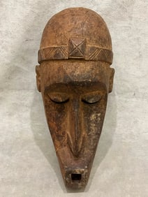 MALIAN DOGON PEOPLE DANCE MASK. - Height approximately: 15 inches.