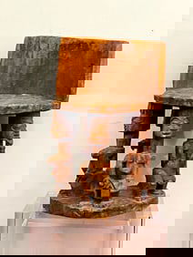 MALIAN DOGON PEOPLE CHAIR. - Height: 25 inches.