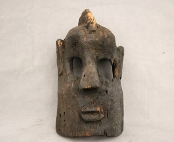 MALIAN DOGON GONGOLE MASK. - Height: 14 inches.