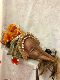 LIBERIAN DAN PEOPLE MASK. - Height approximately: 19 inches.