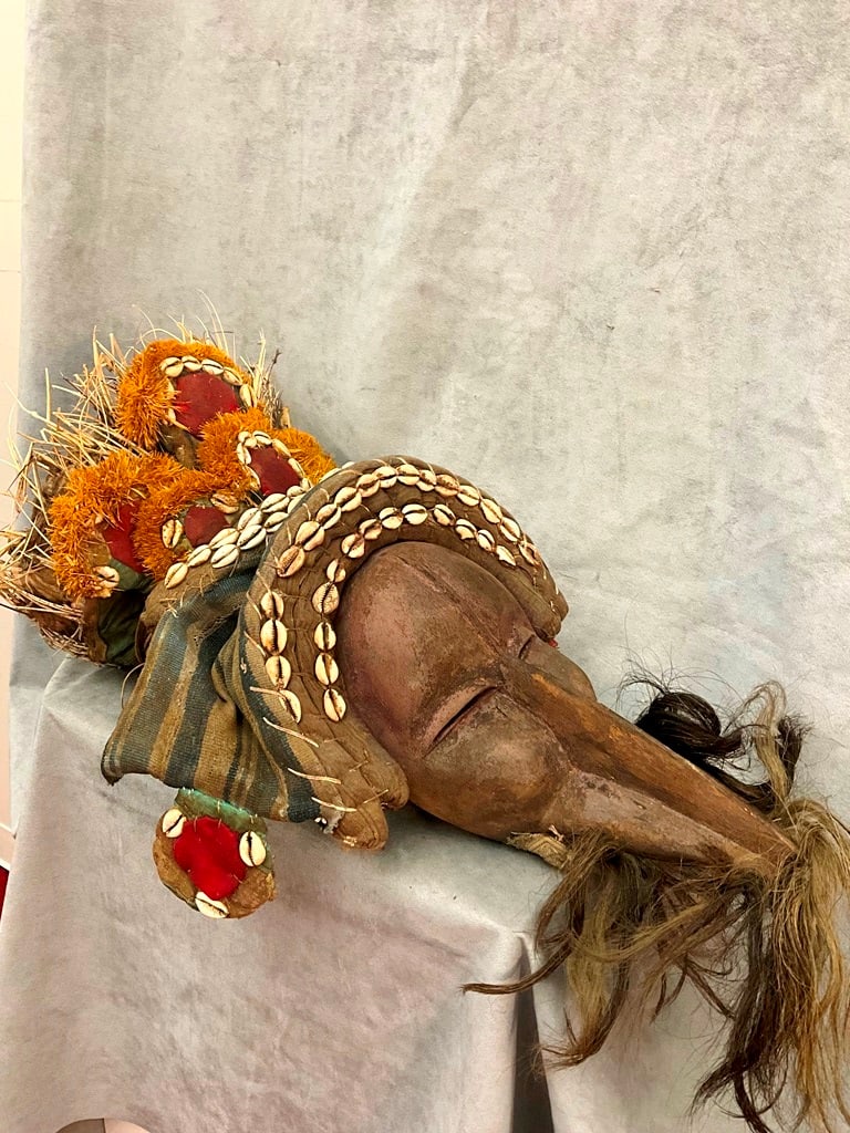 LIBERIAN DAN PEOPLE MASK. - Height approximately: 19 inches. (1 of 14)