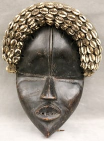 LIBERIAN DAN PEOPLE DEAN GLE MASK, - Height: 12 Inches.