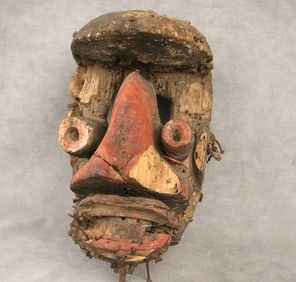 IVORY COAST WE GUERE PEOPLES MASK, - Height:.
