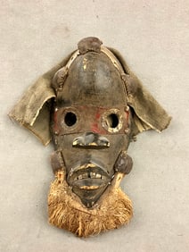 IVORY COAST DAN PEOPLE "ZAKPAI" MASK. - Height: 10.5 inches.