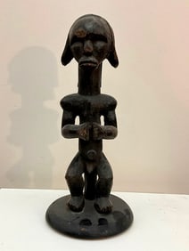 GABONESE FANG RELIQUARY "BIERI" FIGURE. - Height: 15 inches.