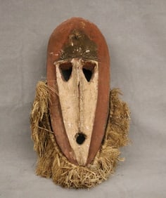 GABONESE FANG NGIL MASK. - Length: 16.5 inches.