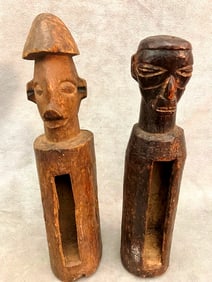 CONGOLESE YAKA SLIT DRUMS, - Height:.