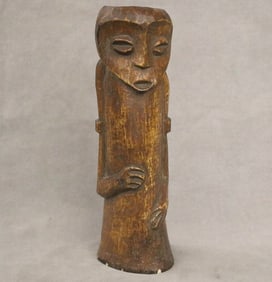 CONGOLESE LEGA BONE FIGURINE. - Height: 10.5 inches.