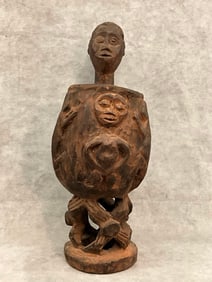 CAMEROONIAN BAMILEKE REMEDY BOWL, - Height:.